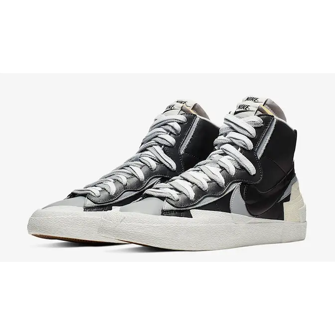 Sacai x Nike Blazer Mid Black Grey | Where To Buy | BV0072-002 | The ...