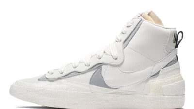 Sacai x Nike Blazer Mid White Grey BV0072-100