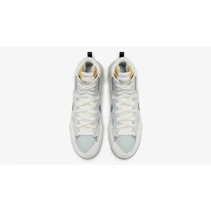 Sacai x Nike Blazer Mid White Grey | Where To Buy | BV0072-100
