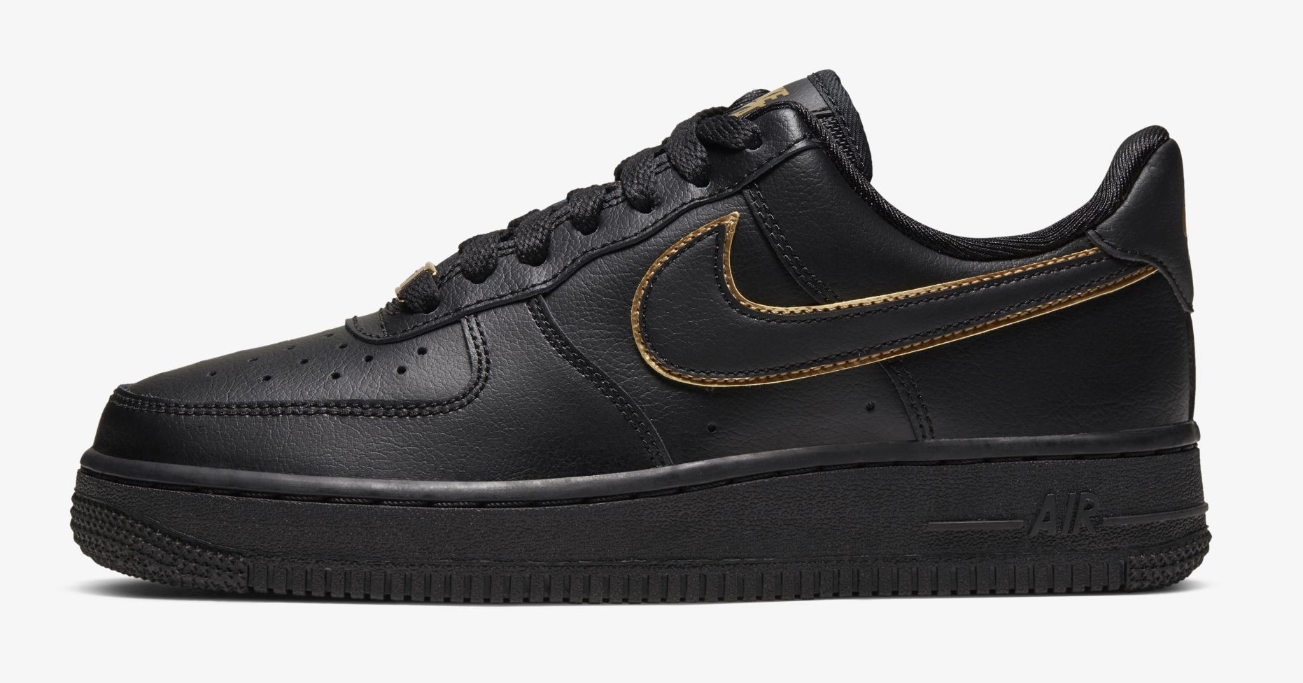 The Next Metallic Air Force 1 Gets Unveiled In Black And Gold 2
