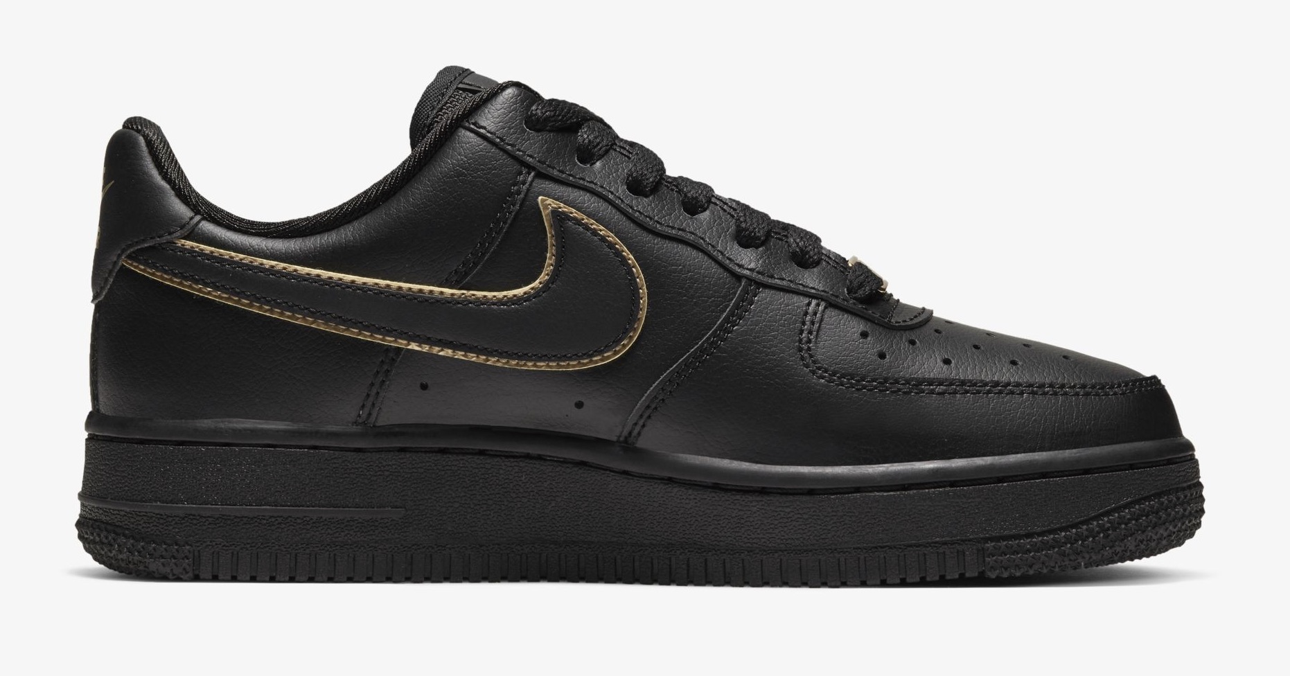 The Next Metallic Air Force 1 Gets Unveiled In Black And Gold 3