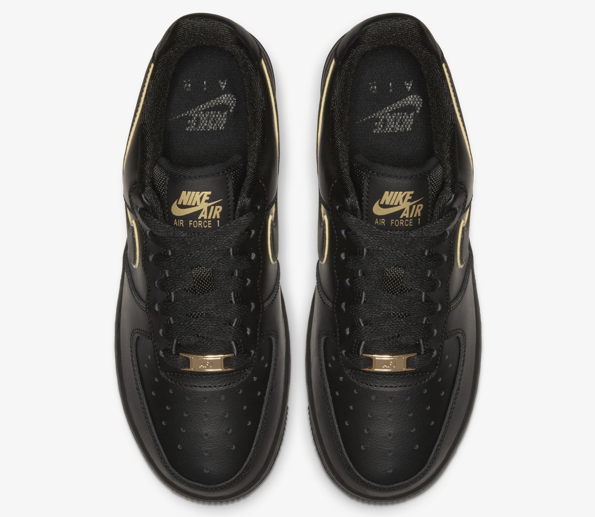 The Next Metallic Air Force 1 Gets Unveiled In Black And Gold 5