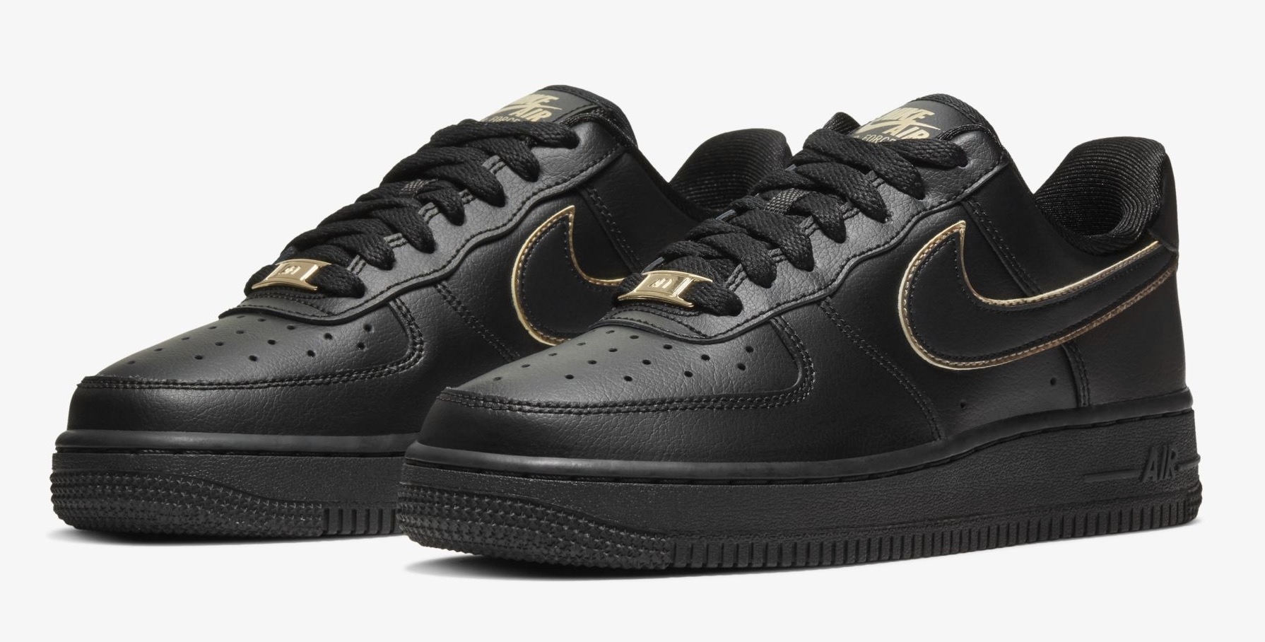 The Next Metallic Air Force 1 Gets Unveiled In Black And Gold 6