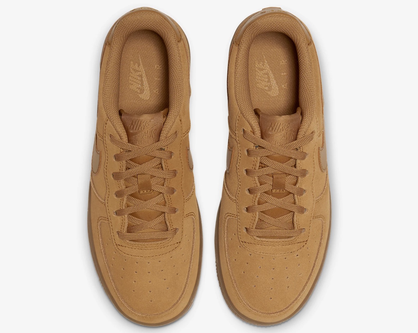 The Nike Air Force 1 Wheat Finally Arrives In Smaller Sizes For Just £55!