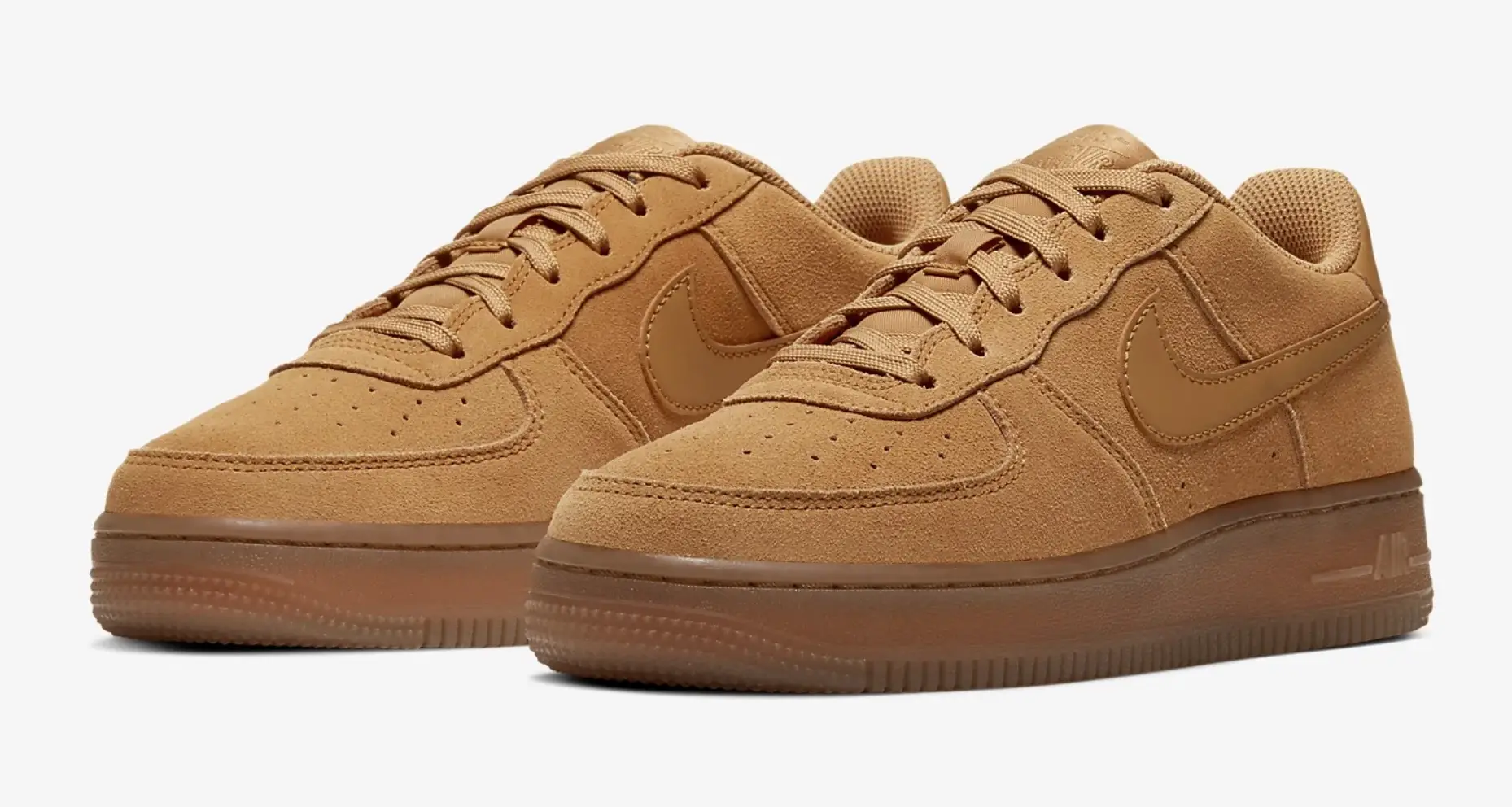 The Nike Air Force 1 Wheat Finally Arrives In Smaller Sizes For Just £ ...