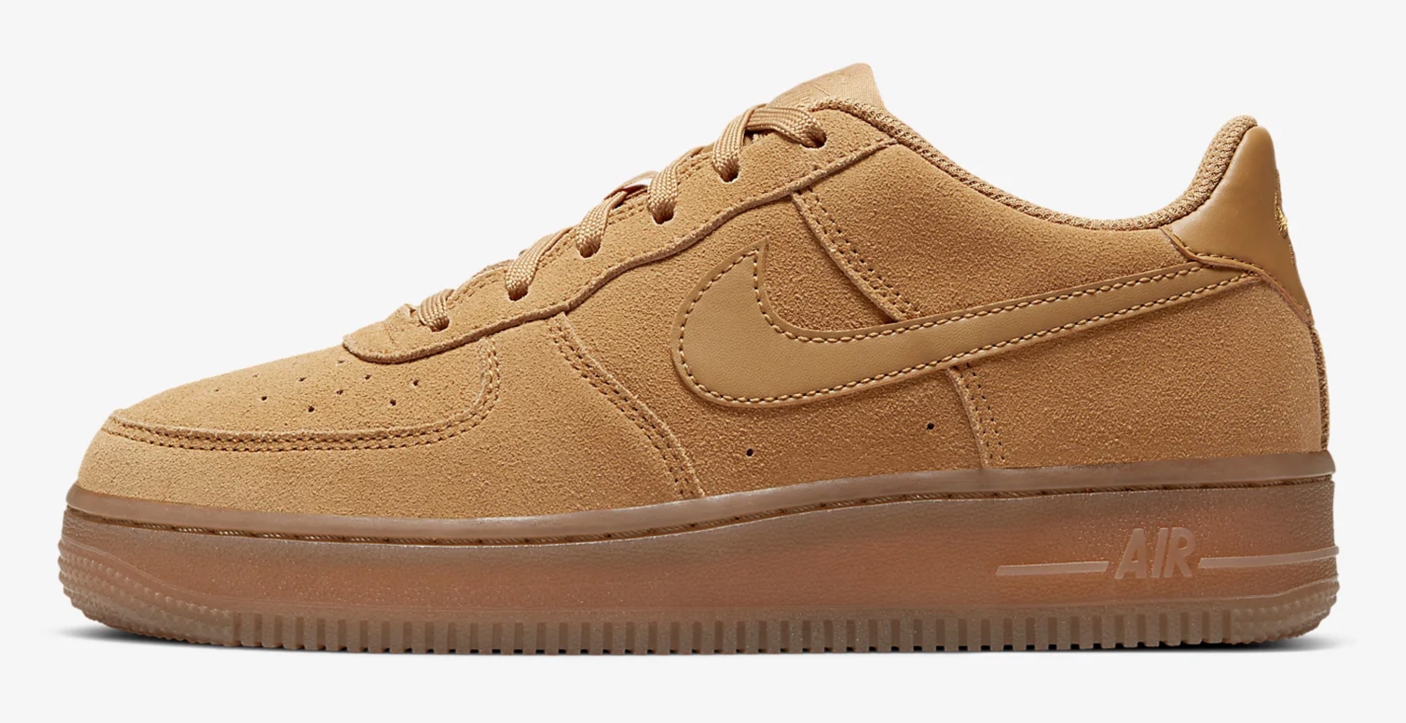 The Nike Air Force 1 Wheat Finally Arrives In Smaller Sizes! 4