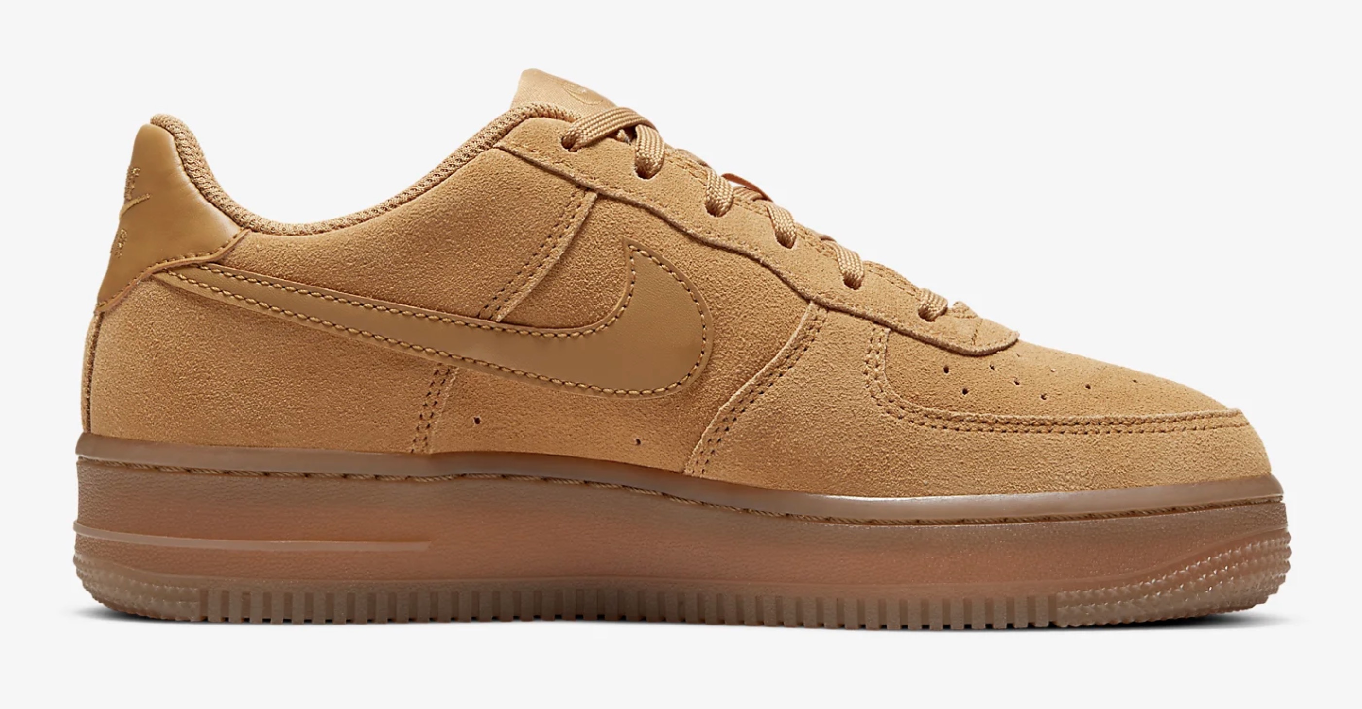 The Nike Air Force 1 Wheat Finally Arrives In Smaller Sizes For Just £55!