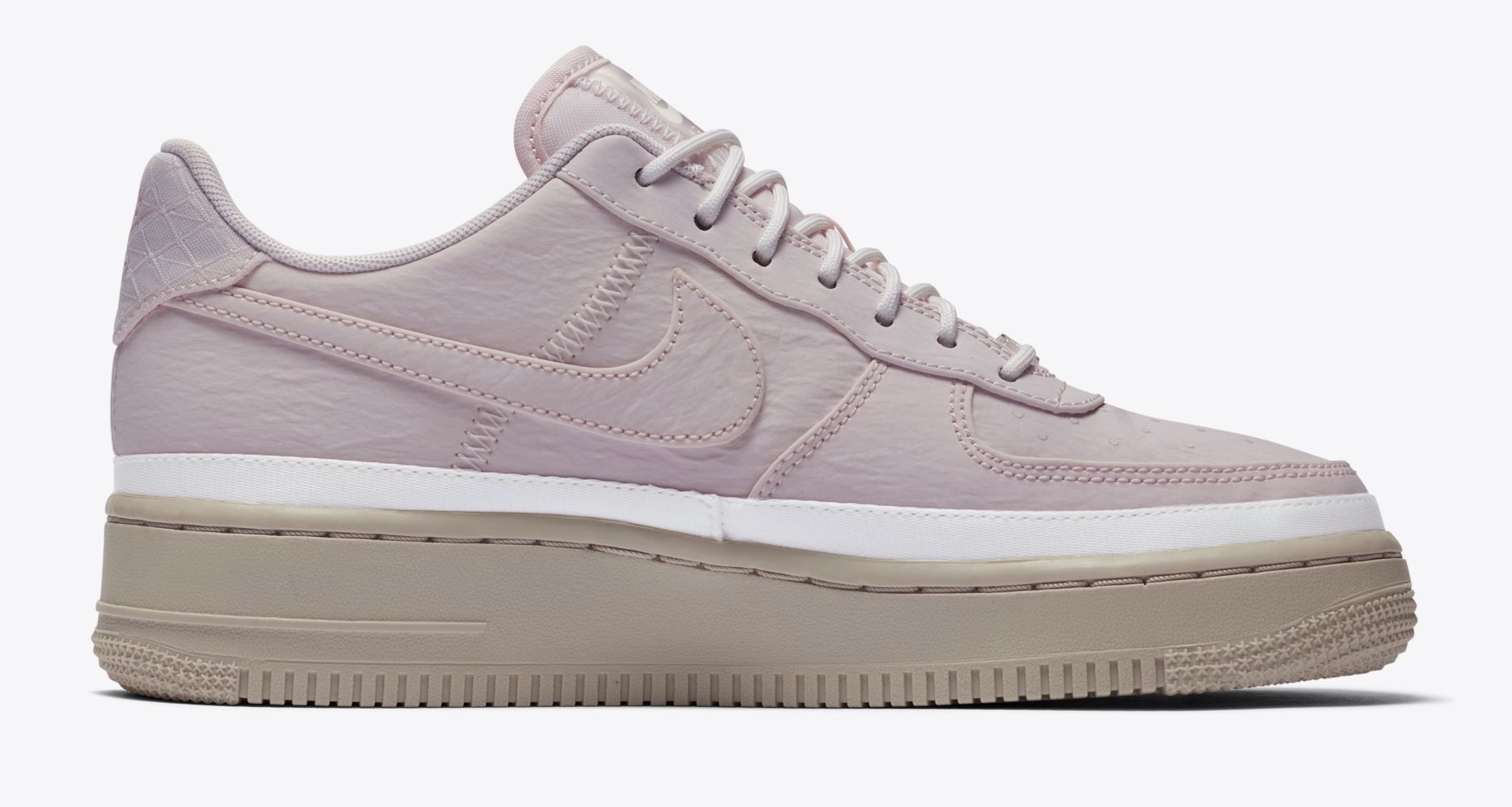 Tone It Down In The Unique Nike Air Force 1 07 SE 'Light Soft Pink'