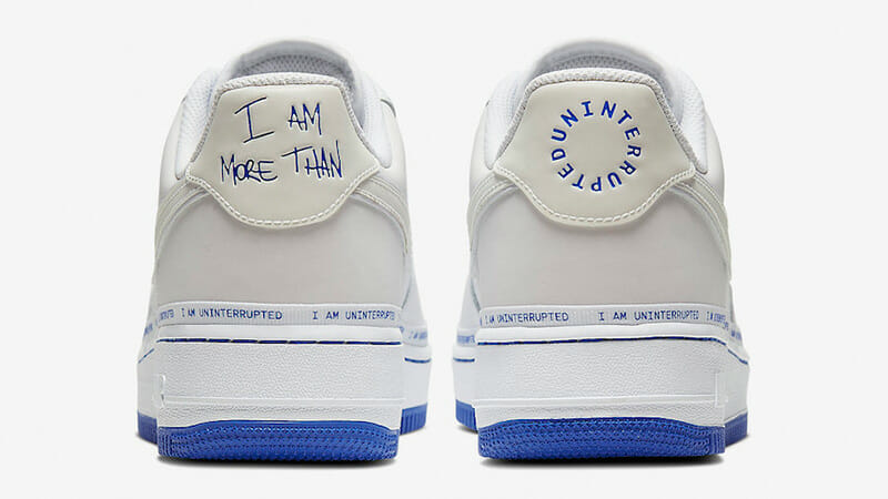 nike air forces with writing