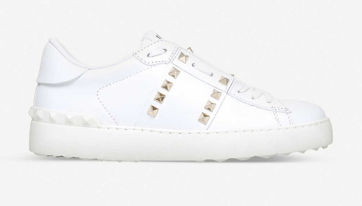 Valentino Rockstud leather low-top trainers
