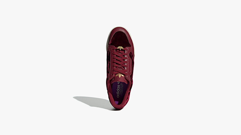 adidas continental 80 burgundy