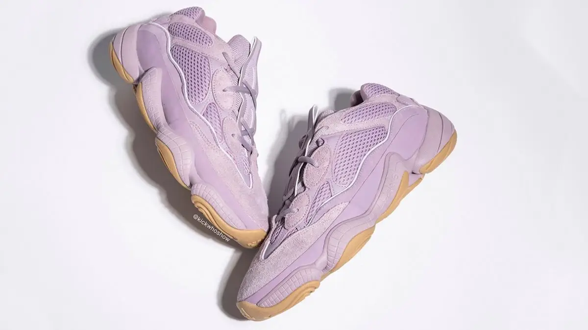 An Official Closer Look At The Upcoming Purple adidas Yeezy 500 In Soft Vision The Sole Supplier