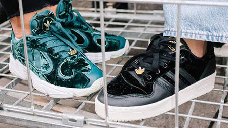 Plush Velvet Dresses These 3 Iconic adidas Silhouettes For A Luxe Look