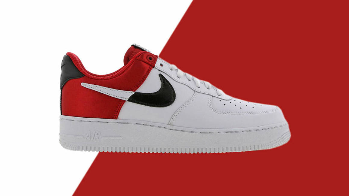 air force 1 nba red and white