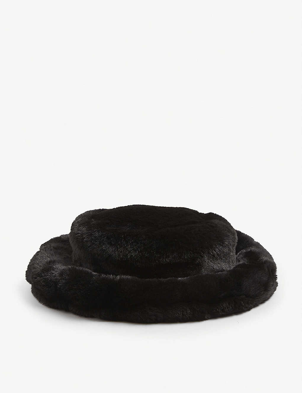 emma brewin faux fur bucket hat