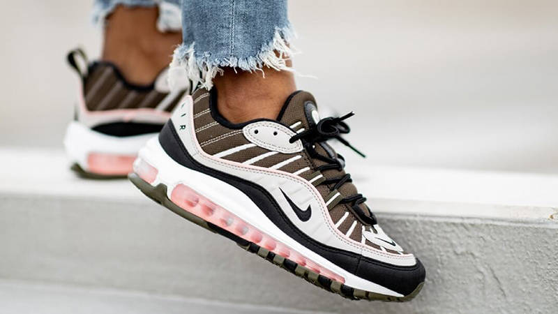 air max 98 cargo khaki black desert sand bleached coral