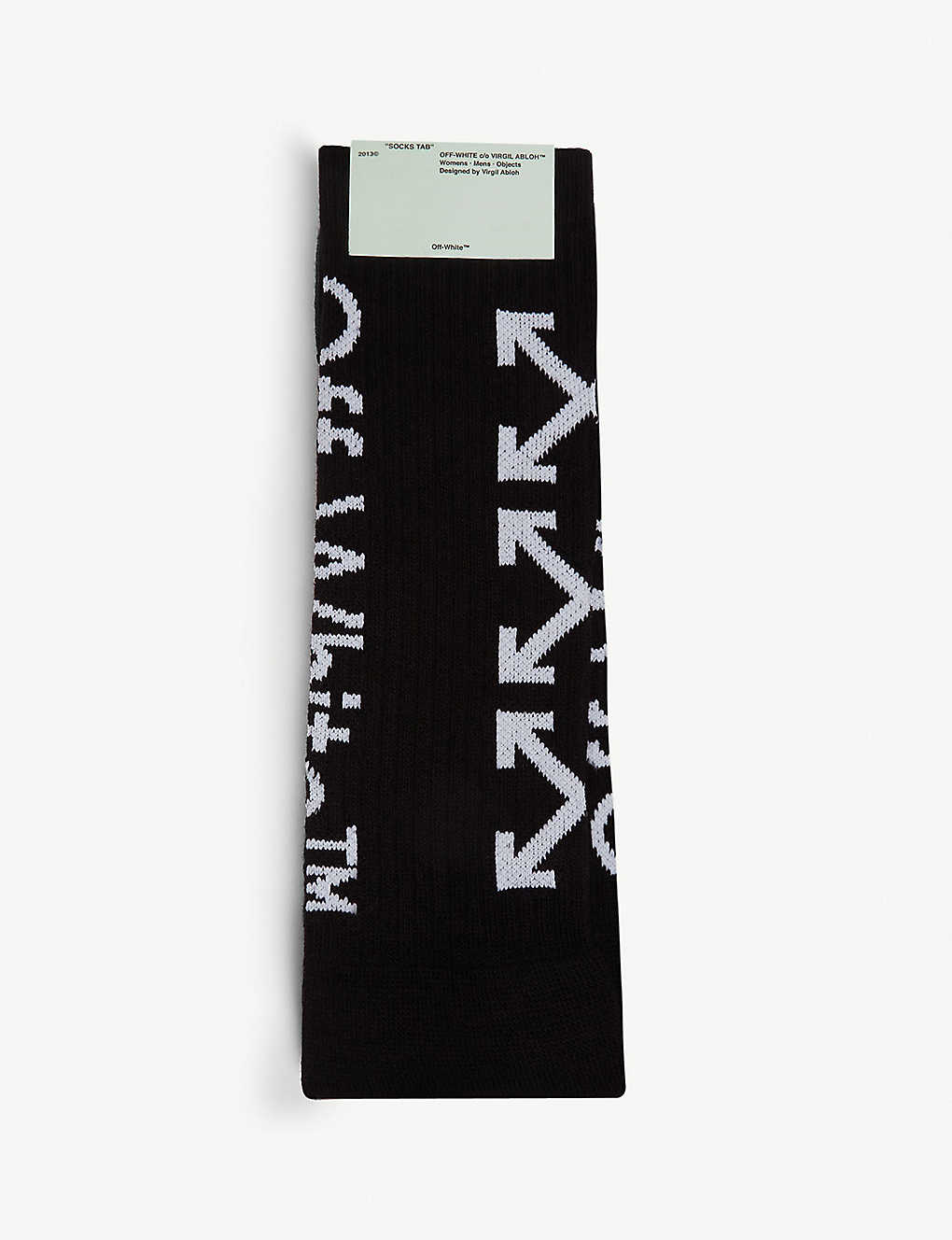 off-white black socks