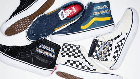 First Look At The Supreme x Vans Sk8-Hi Fall Winter 2019 Collection