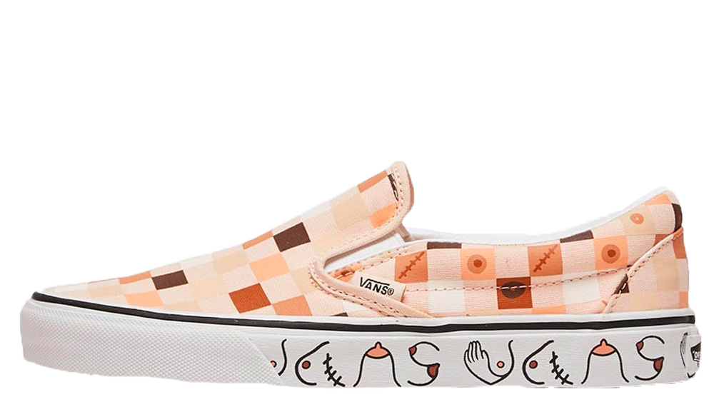 Vans Classic Slip On Breast Cancer Awareness Nude
