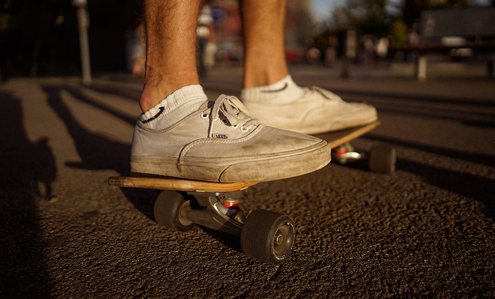 non skaters wearing vans