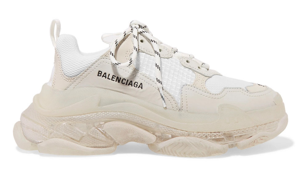 _0000_Balenciaga Triple S Clear Sole logo-embroidered leather, nubuck and mesh sneakers