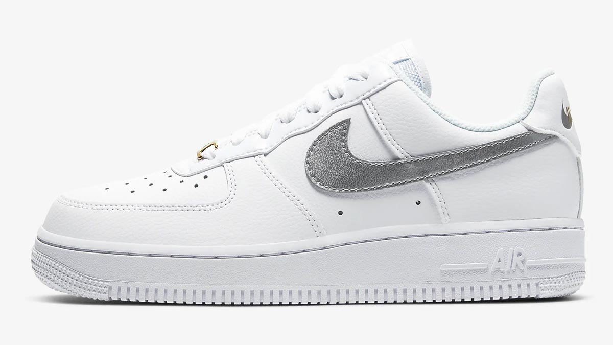 _0001_Nike Air Force 1 Silver Script Swoosh