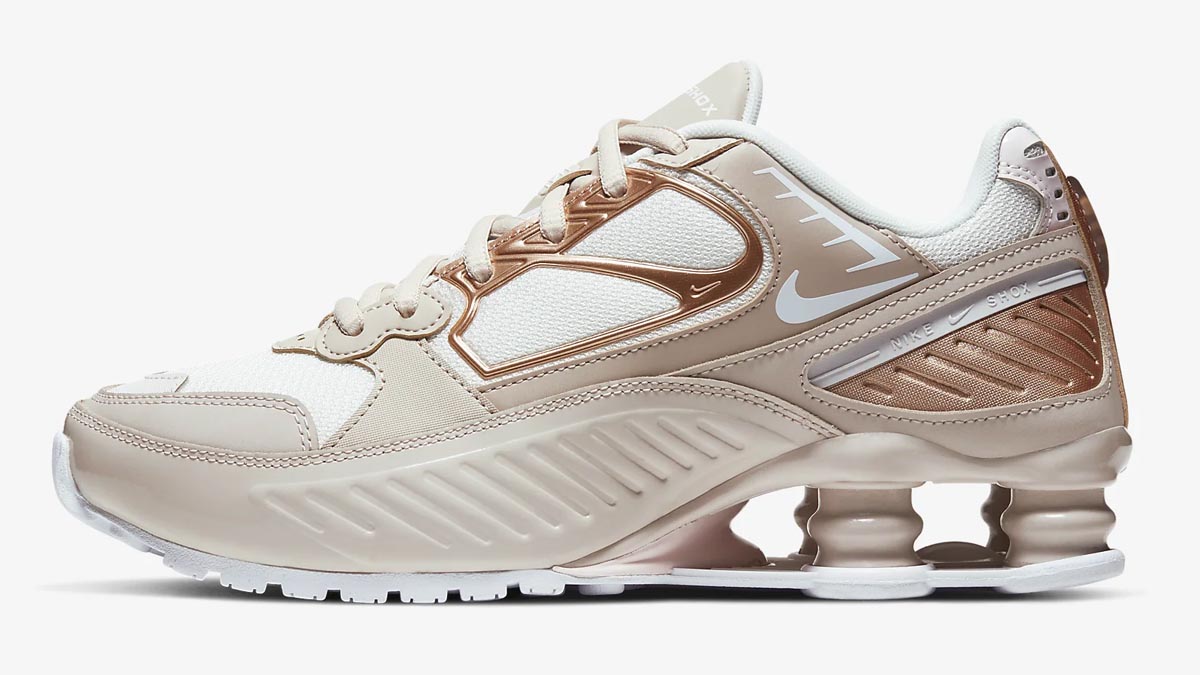 _0002_Nike Shox Enigma 9000 Metallic Desert Sand