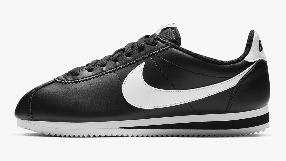 _0003_Nike Cortez Black Leather