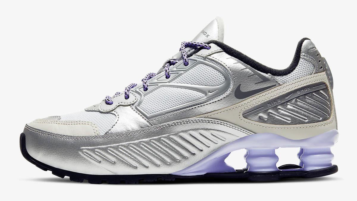 _0003_Nike Shox Enigma 9000 Metallic Silver