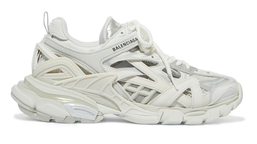 _0004_Balenciaga Track 2 logo-detailed metallic mesh and rubber sneakers