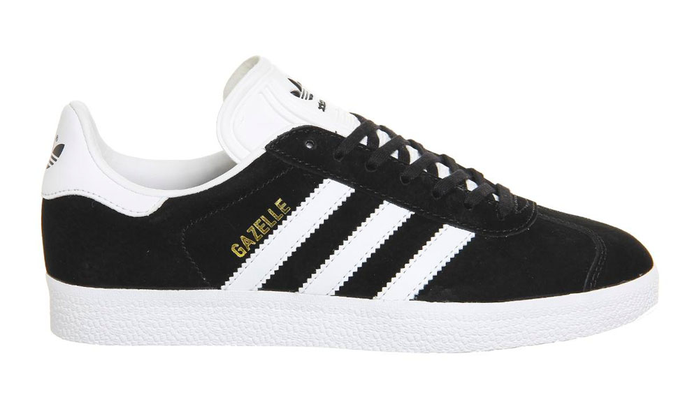 _0004_adidas Gazelle Black White