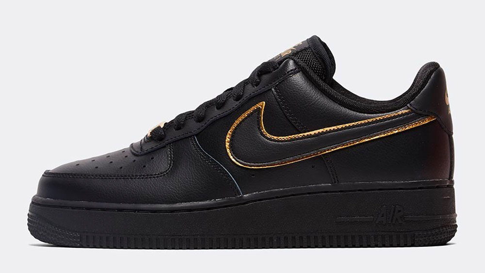 _0005_Nike Air Force 1 Black Gold