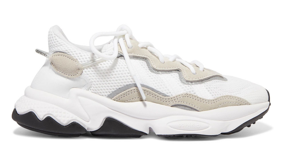 _0005_adidas Ozweego suede-trimmed mesh sneakers