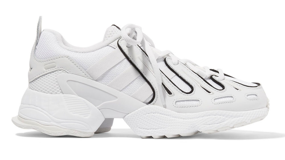 _0007_adidas Originals EQT Gazelle rubber-trimmed leather and mesh sneakers