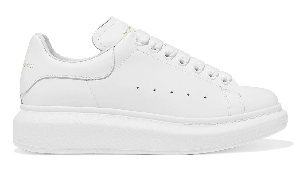 _0011_Alexander McQueen Leather exaggerated-sole sneakers