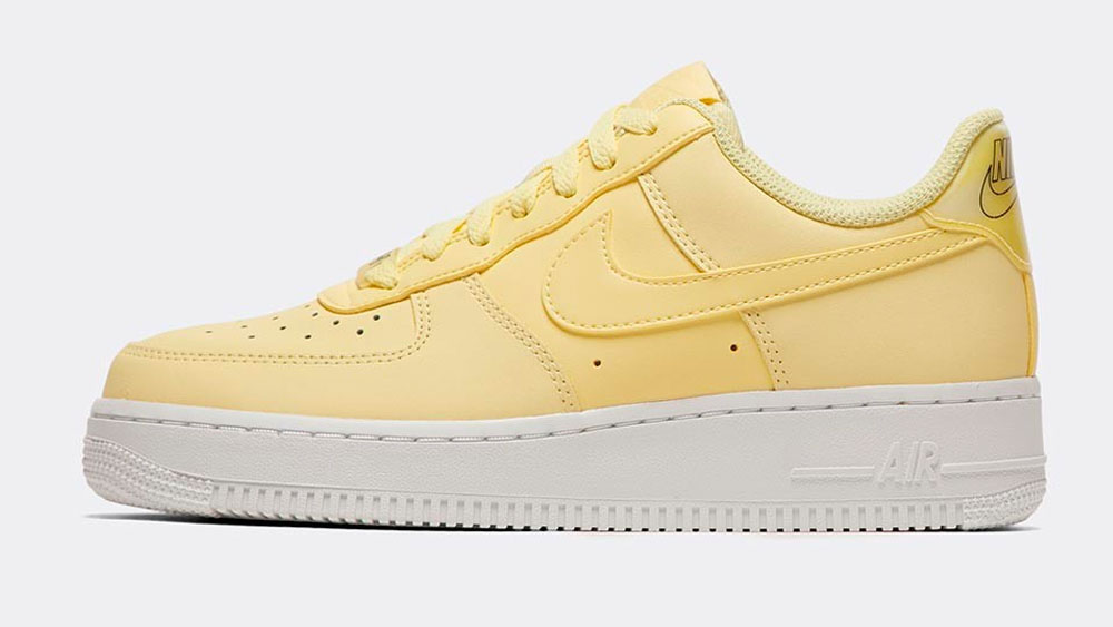 _0013_Nike Womens Air Force 1 '07 Essential Trainer _ Bicycle Yellow _ Bicycle Yellow