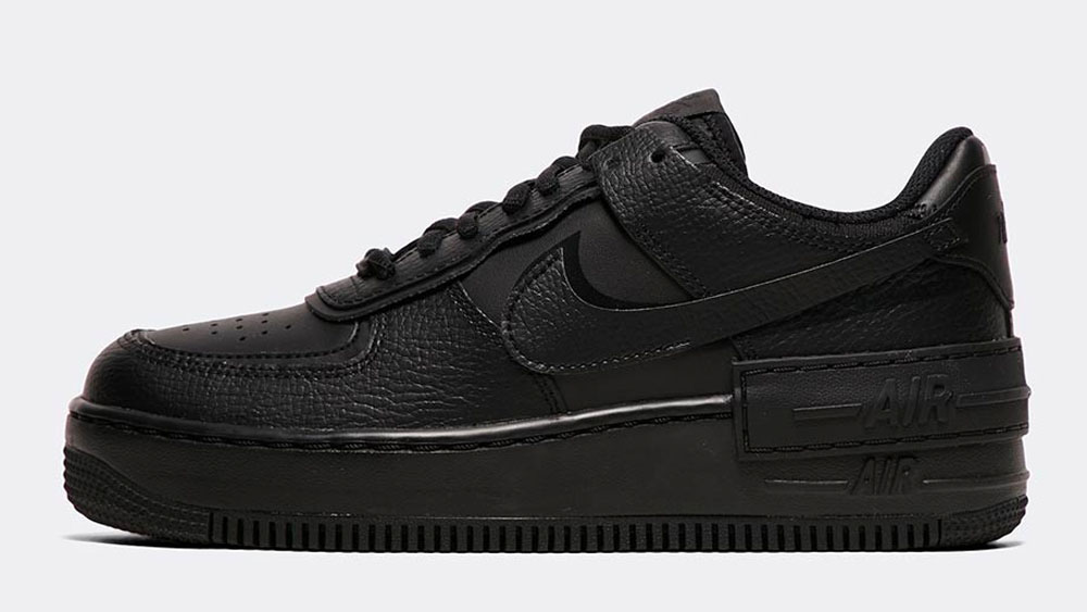 _0016_Nike Womens Air Force 1 Shadow Trainer _ Black _ Black _ Black
