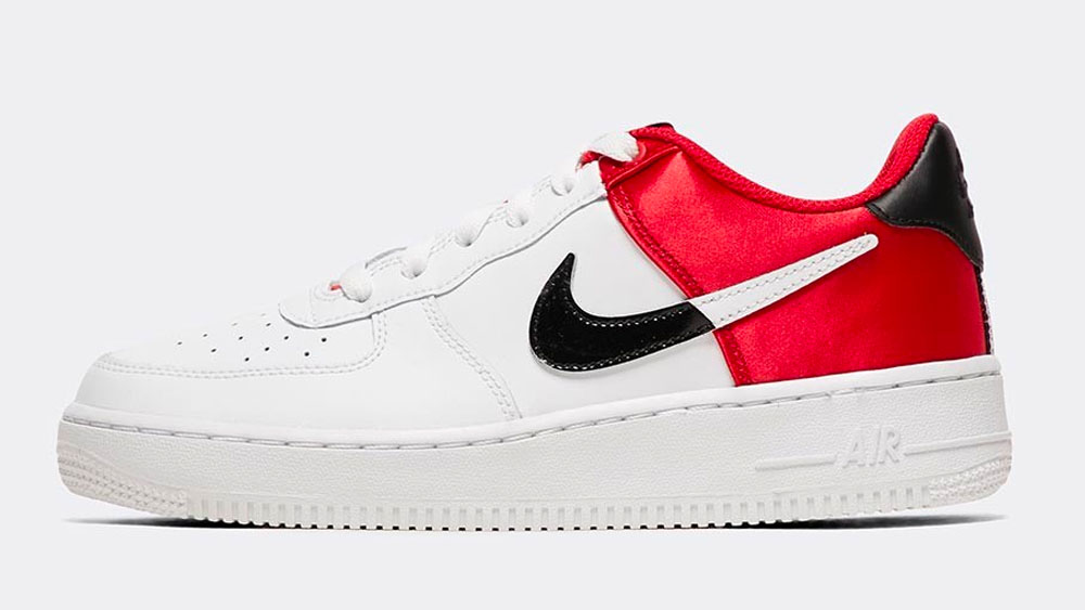 _0024_Nike Junior Air Force NBA Trainer _ White _ Red _ White