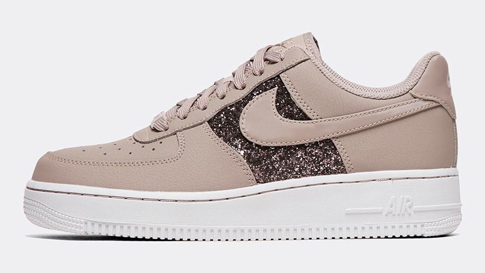 _0025_Nike Womens Air Force 1 Trainer _ Pumice _ White