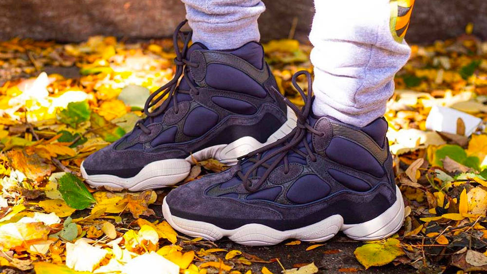 Image via yankeekicks Yeezy 500 High 'Slate'