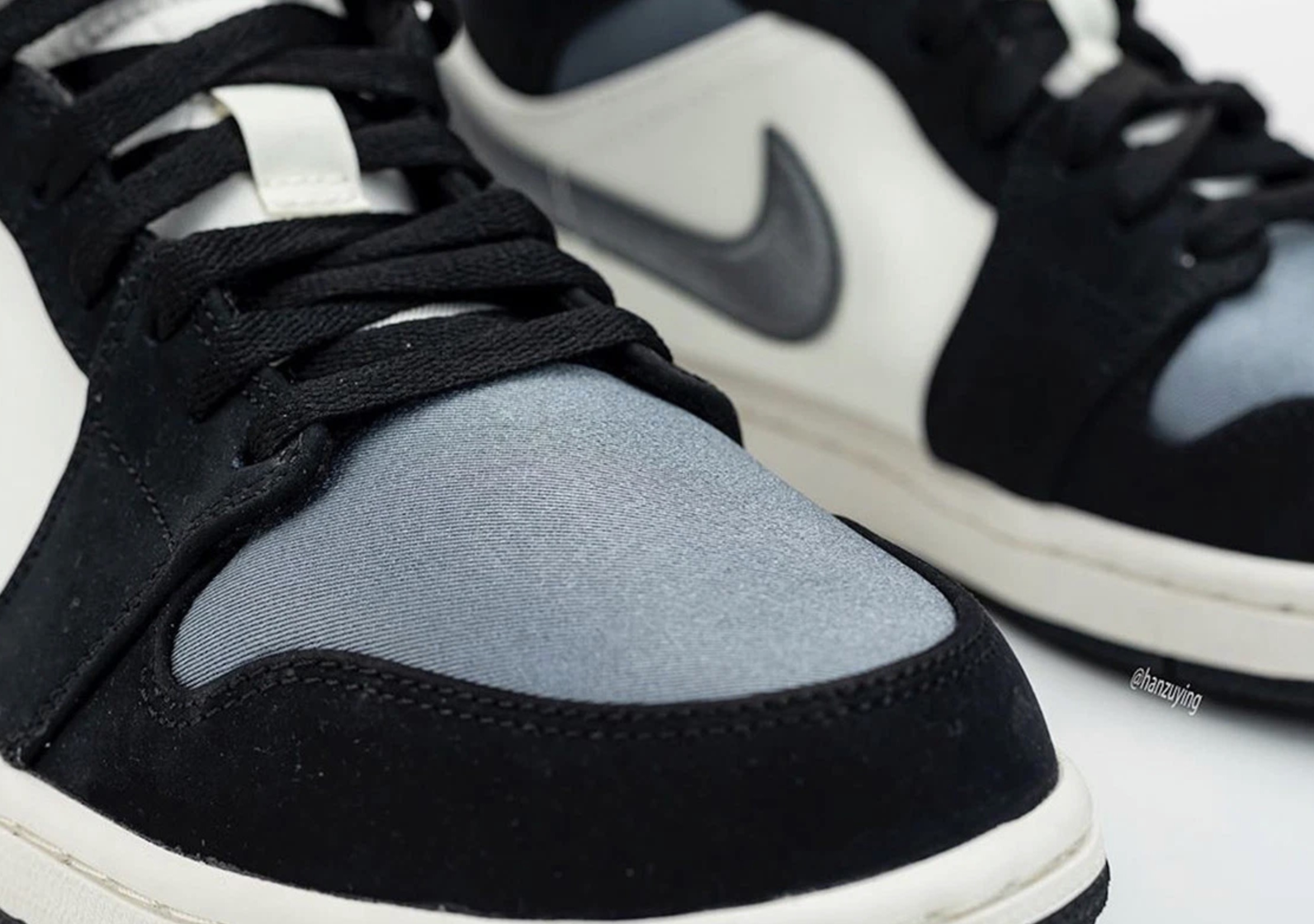 852542-011-4 Nike's Air Jordan 1 Mid Gets A Greyed Out Satin Look 2