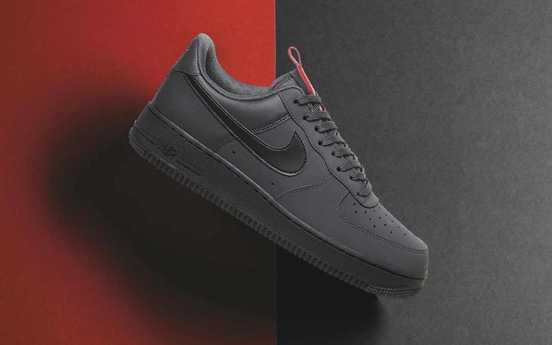 black anthracite air force 1