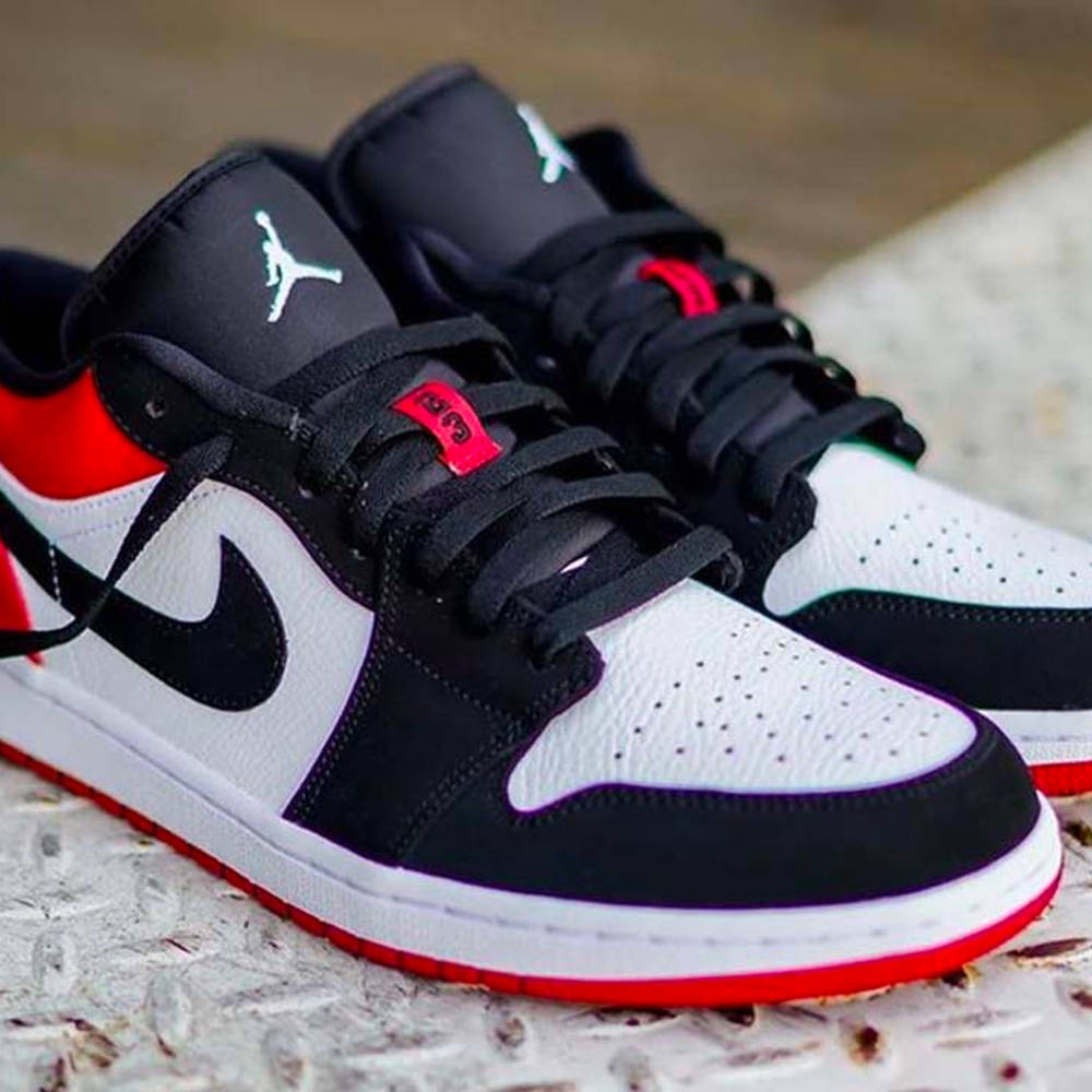 The Air Jordan 1 Low Black Toe Is Available In Your Size The Sole Supplier