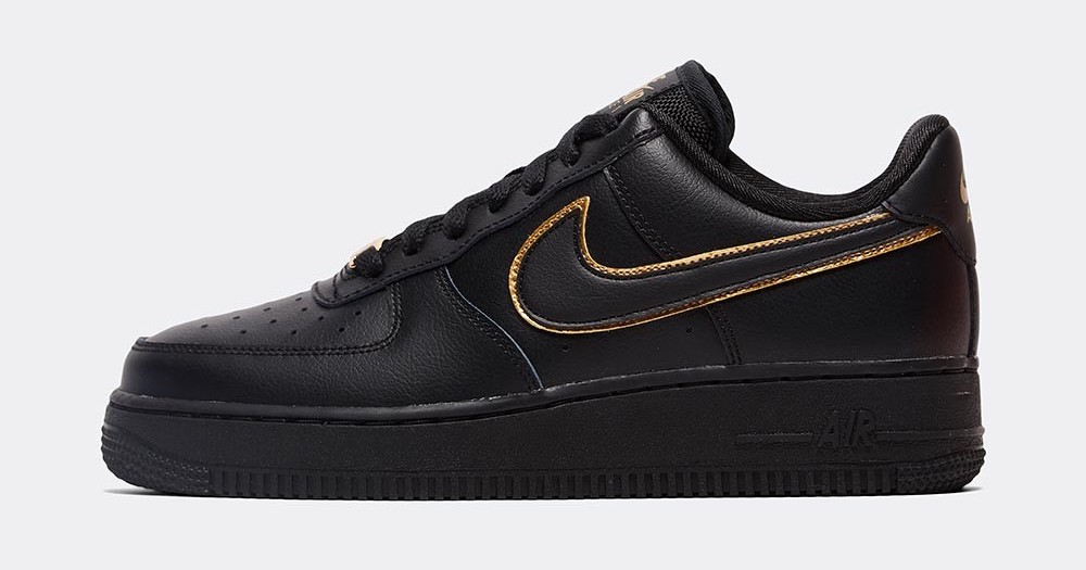 Air Force 1 Metallic Gold Black