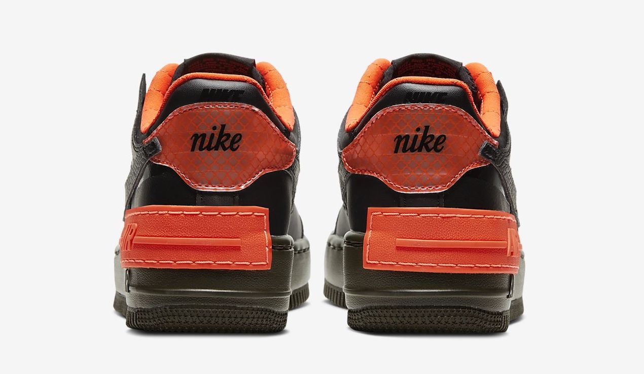 Air Force 1 Shadow Black crimson