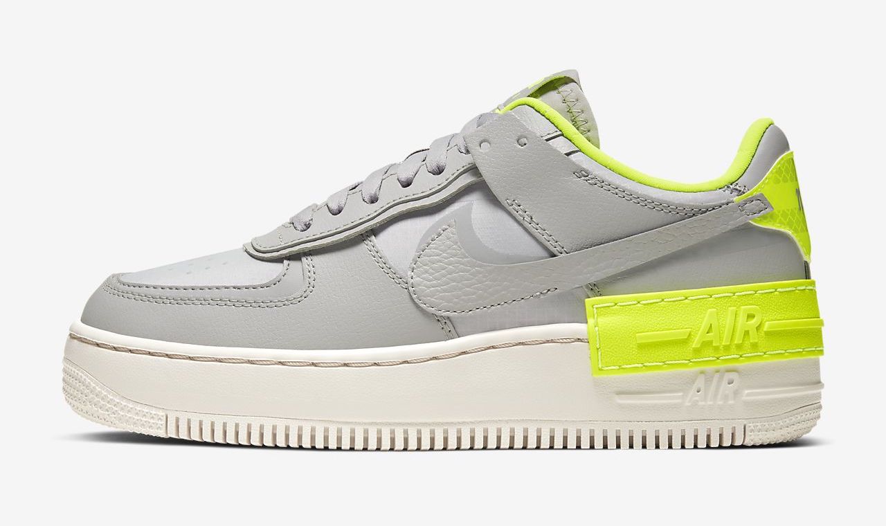 Air Force 1 Shadow Grey Volt side