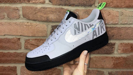 Peep The Reflective Swooshes On The Upcoming Air Force 1 Under Construction