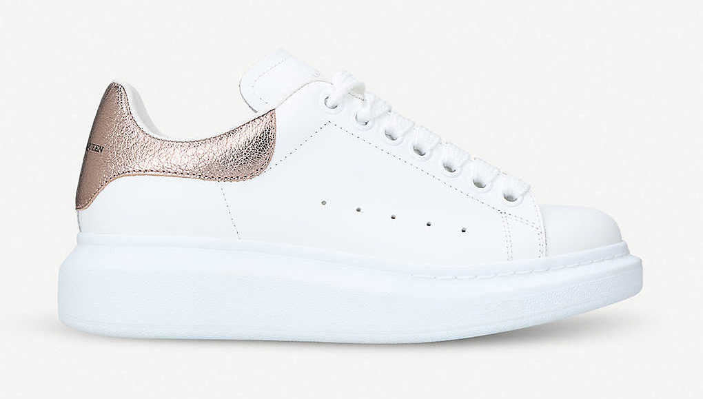 Alexander Mcqueen Runway Platform Rose Gold