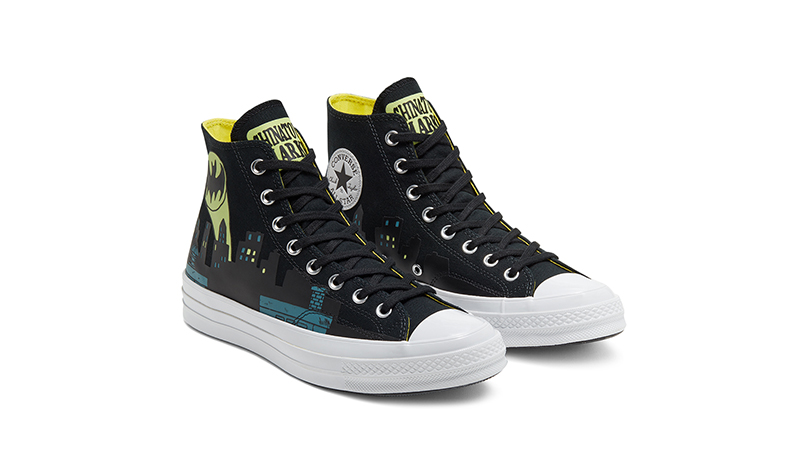 Batman x Chinatown Market x Converse Chuck 70 High Top Black 167511C front