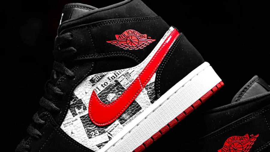 air jordan 1 mid newspaper release date